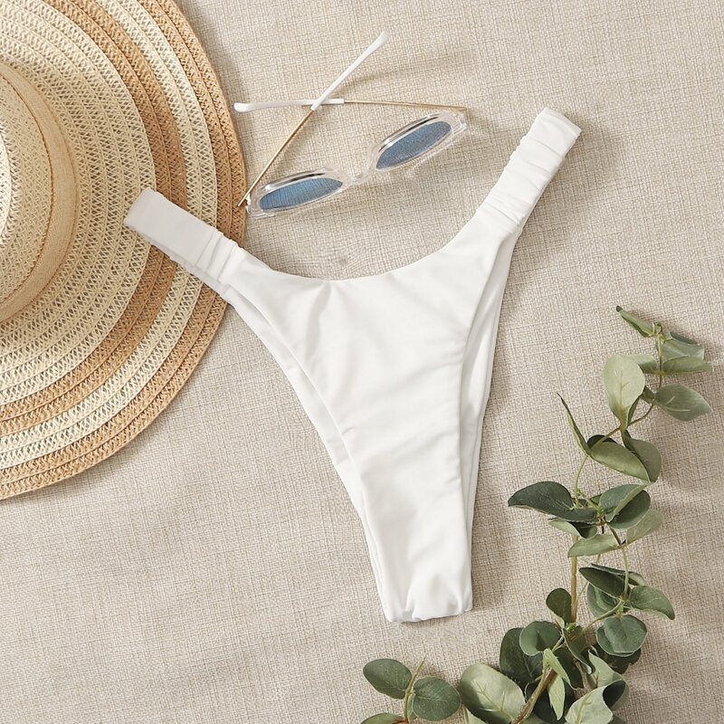 

High Leg Bikini Panty, White
