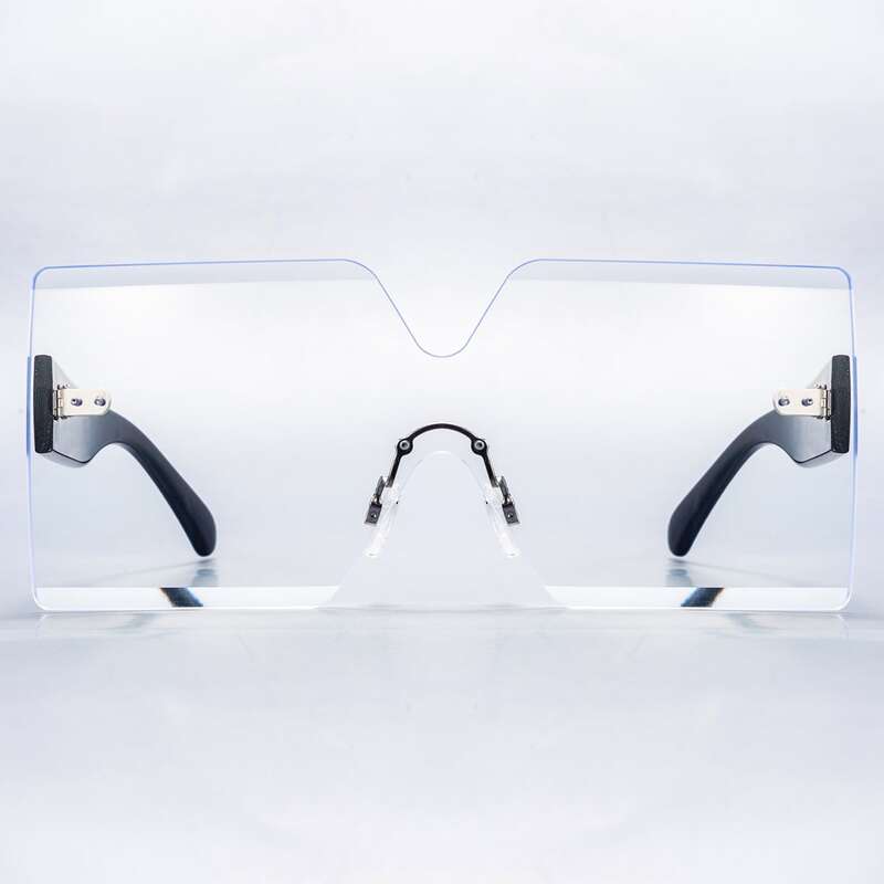 

Guys Clear Rimless Sunglasses