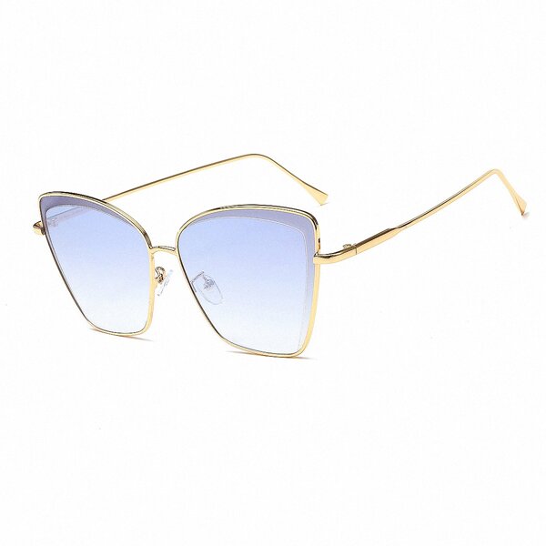

Men Metal Frame Sunglasses, Blue