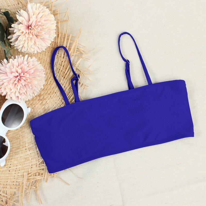 

Solid Bikini Top, Royal blue