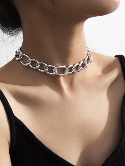 القلادة بالسلسلة البسيطة