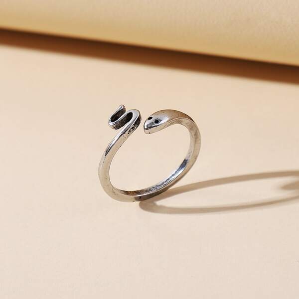 

Men Serpentine Cuff Ring, Silver