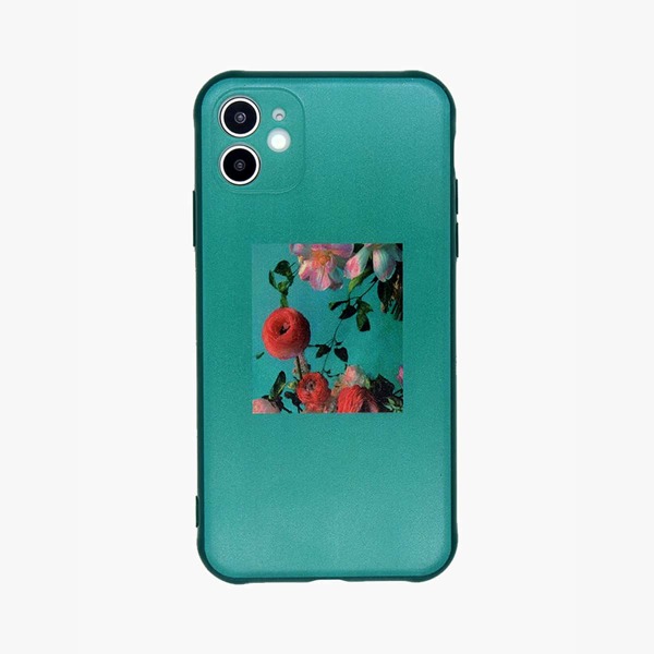 

Чехол для iPhone с цветочным узором 1шт, Многоцветный
