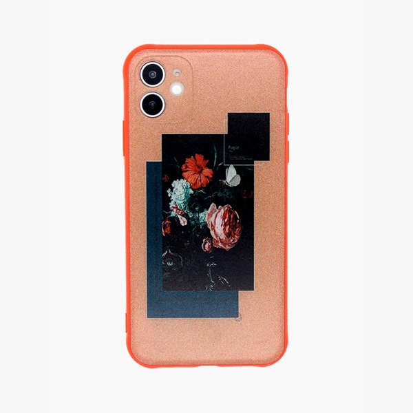

Чехол для iPhone с цветочным узором 1шт, Многоцветный