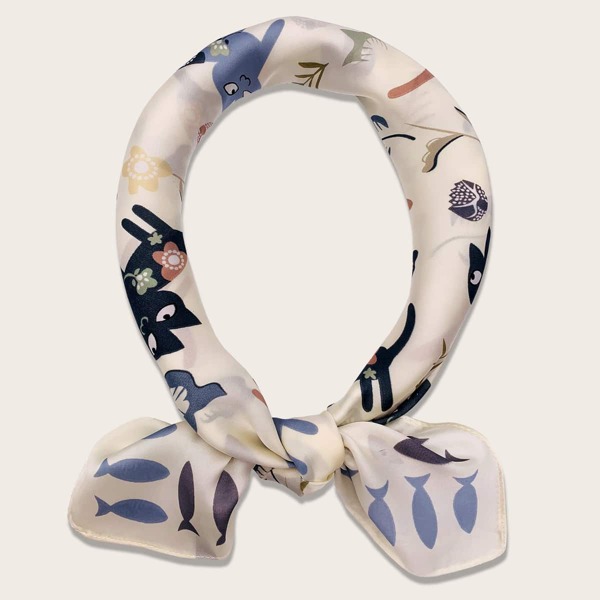 

Cartoon Graphic Bandana, Multicolor