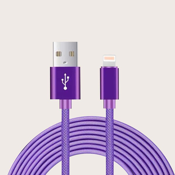

1pc iPhone Data Cable, Purple