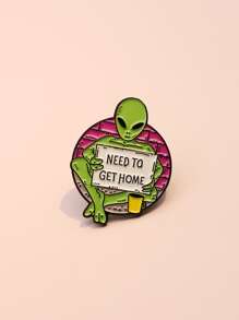 Broche en foram de extraterrestre