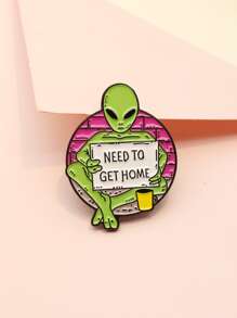 Broche en foram de extraterrestre