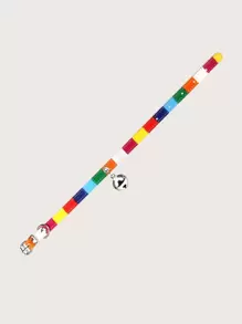 1 pieza collar de gato con campana - Multicolor - Ver 2