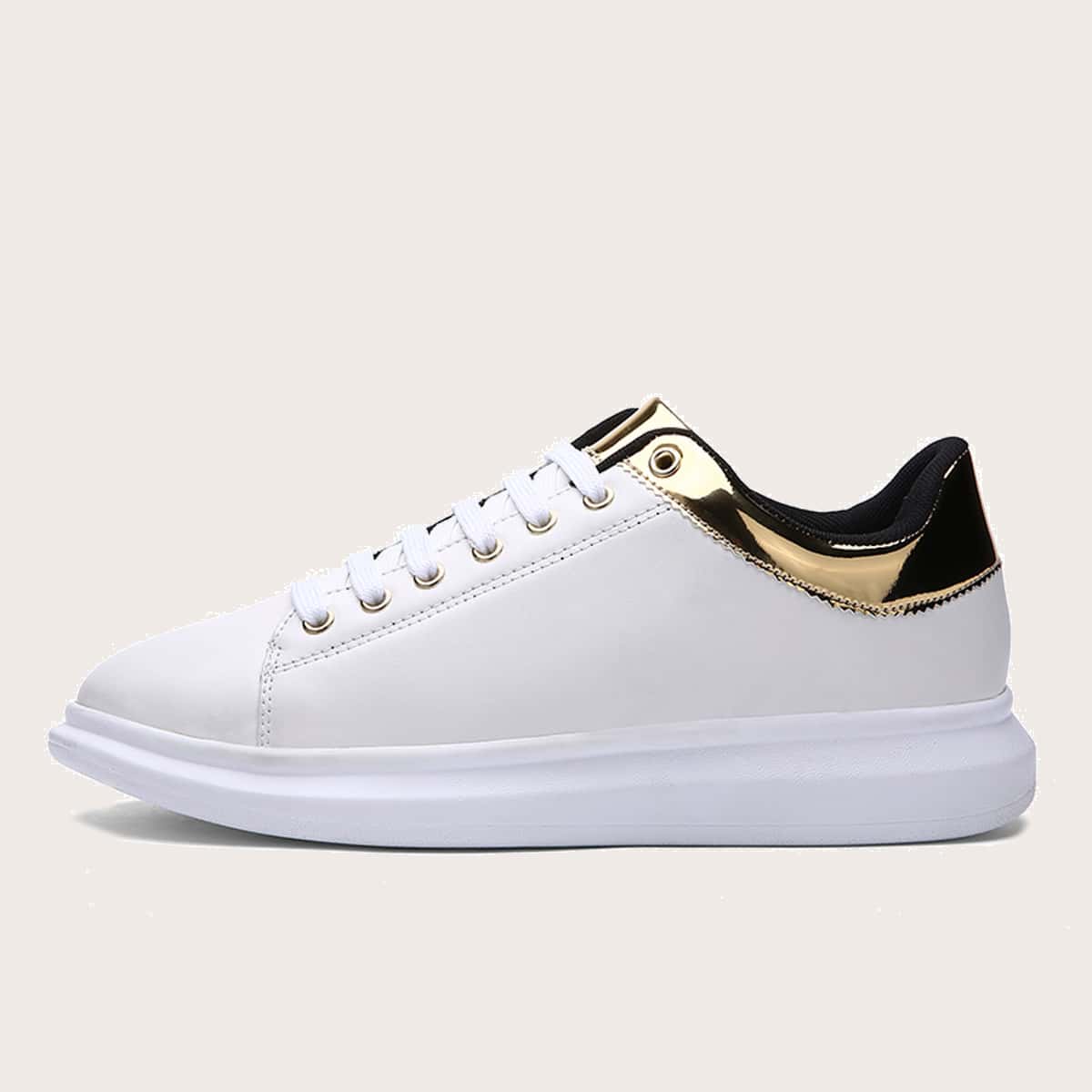

Guys Lace-up Front Skate Shoes, White