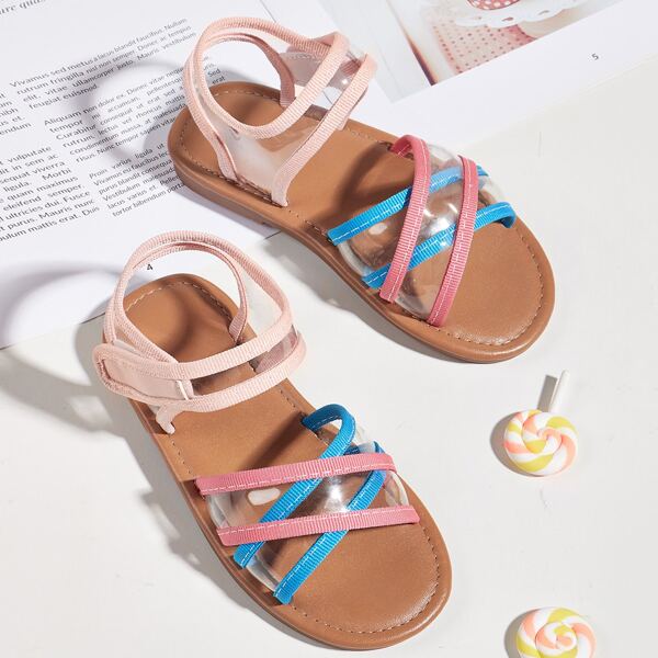 

Toddler Girls Clear Ankle Strap Sandals