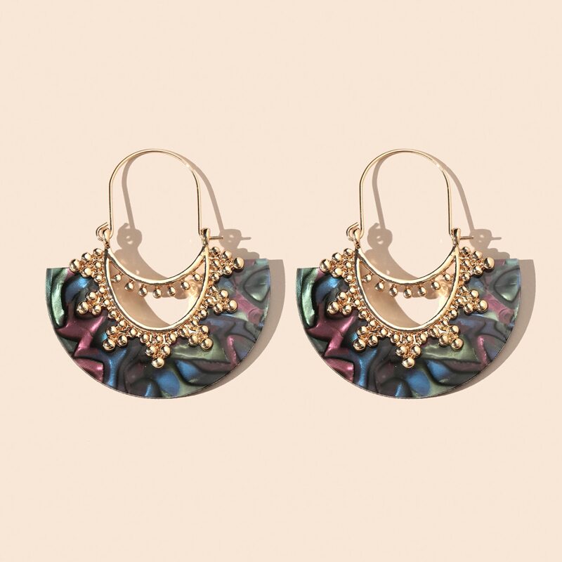 

Fan Abalone Shell Earrings, Multicolor