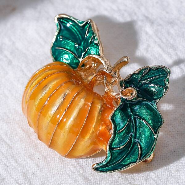 

Halloween Pumpkin Brooch, Multicolor