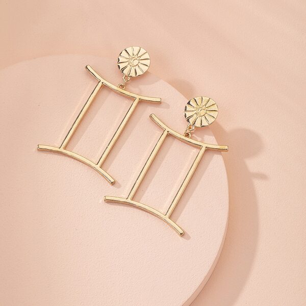 

Metallic Constellation Drop Earrings, Gold
