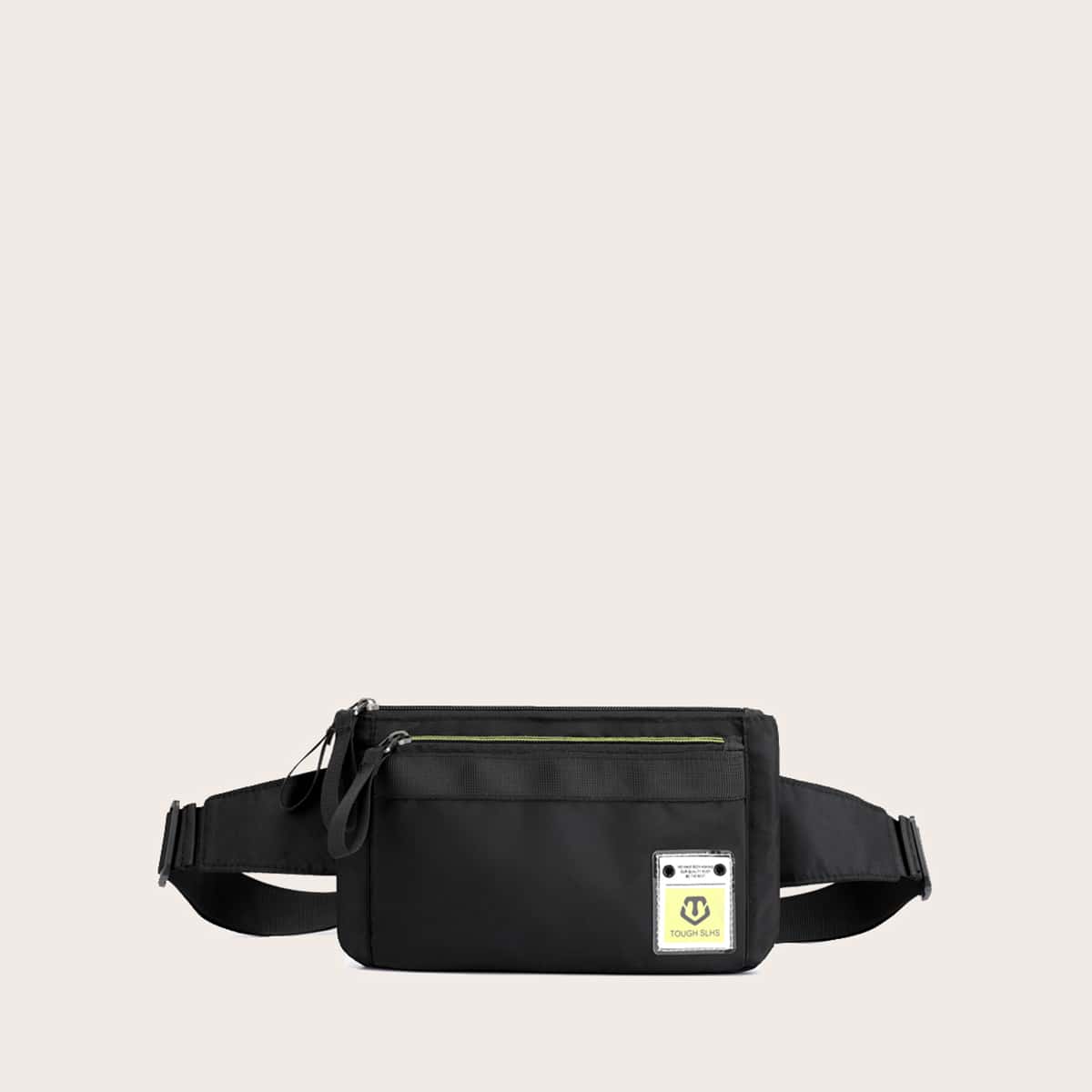

Guys Patch Fanny Pack, Black