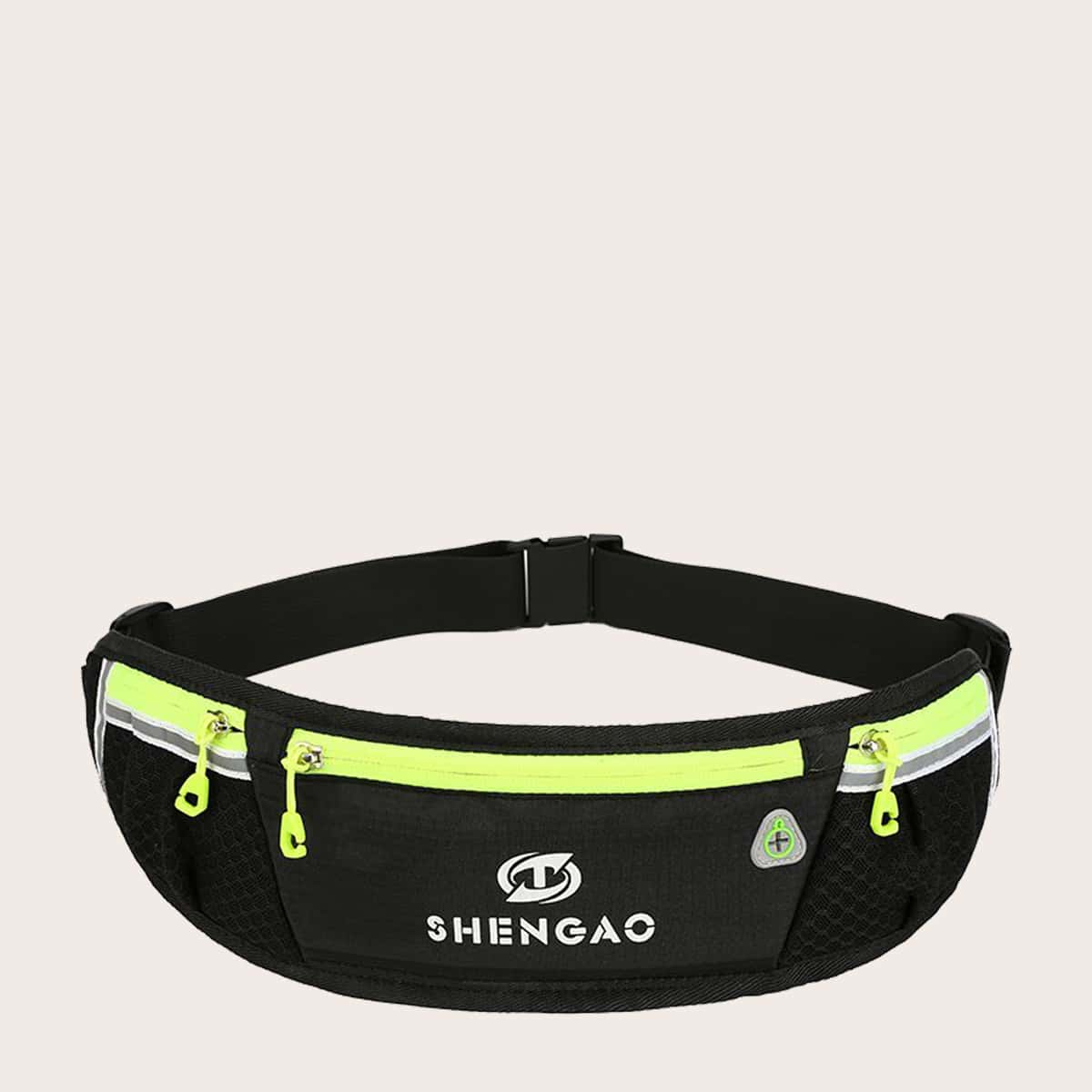 

Guys Letter Graphic Fanny Pack, Black