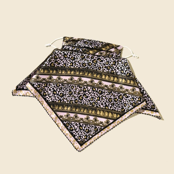 

Leopard Pattern Sun Protection For The Face, Multicolor