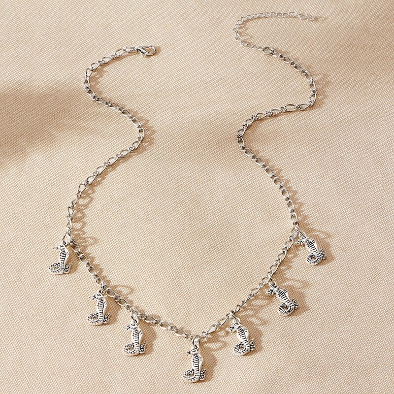 

Snake Chain Necklace, Silver
