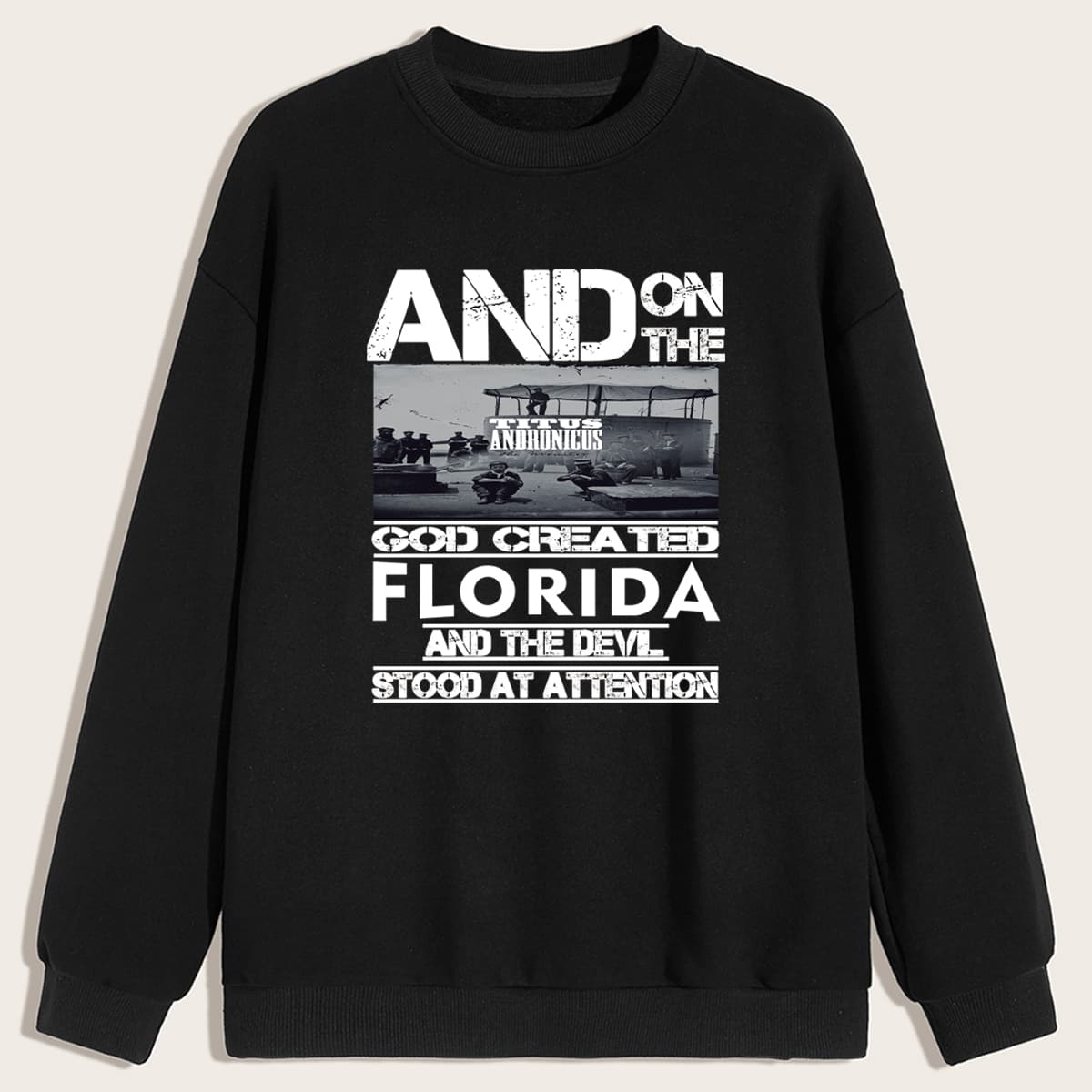 

Guys Letter Graphic Sweatshirt, Black