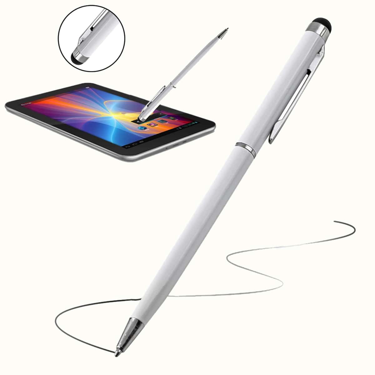 

1pc Minimalist Stylus Pen, White