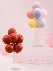 3 thanh nhựa Balloon Stick - trắng - Xem 3