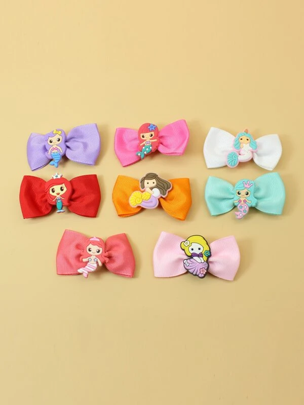 8 Pieces Bebe Pince A Cheveux Avec Nœud Mode En Ligne Shein France