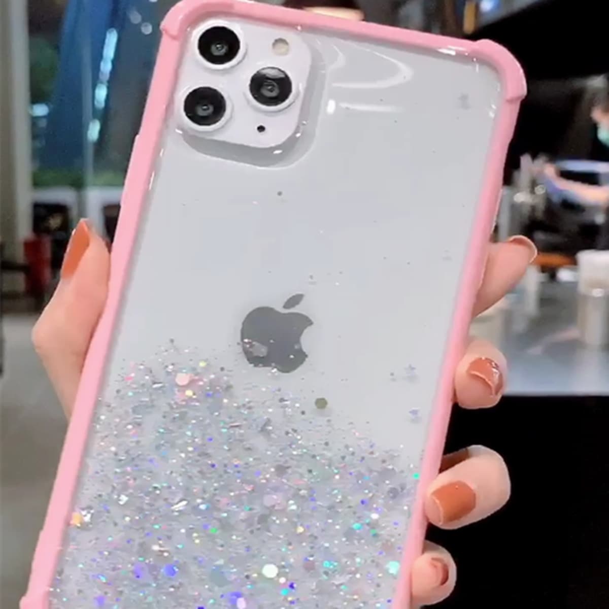 

Glitter Clear iPhone Case