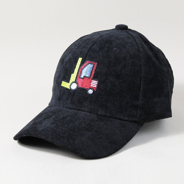 

Kids Car Embroidered Baseball Cap, Black