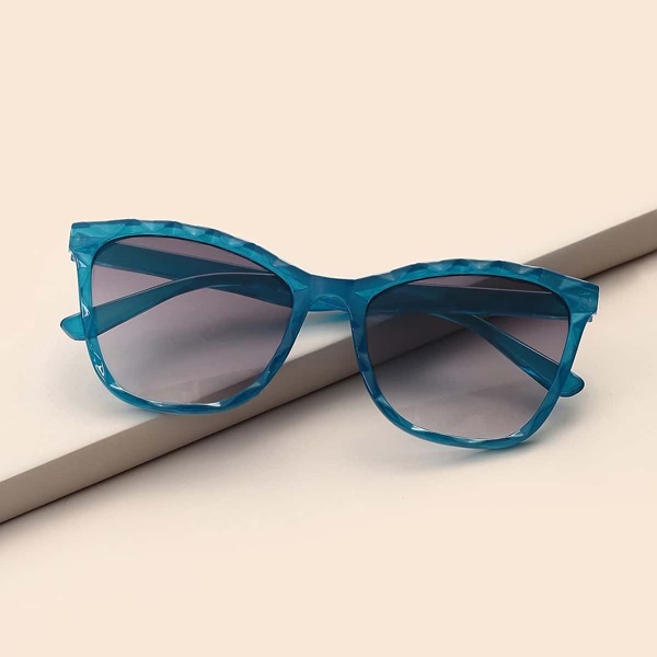 

Toddler Kids Plain Acrylic Frame Sunglasses, Blue