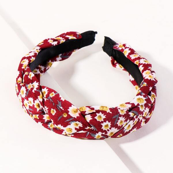 

Floral Printed Hair Hoop, Multicolor