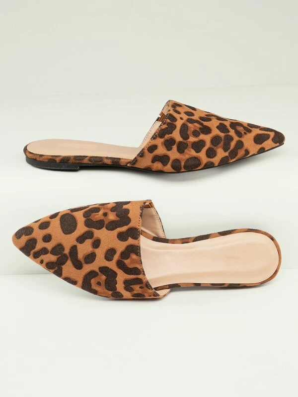 leopard print mules uk