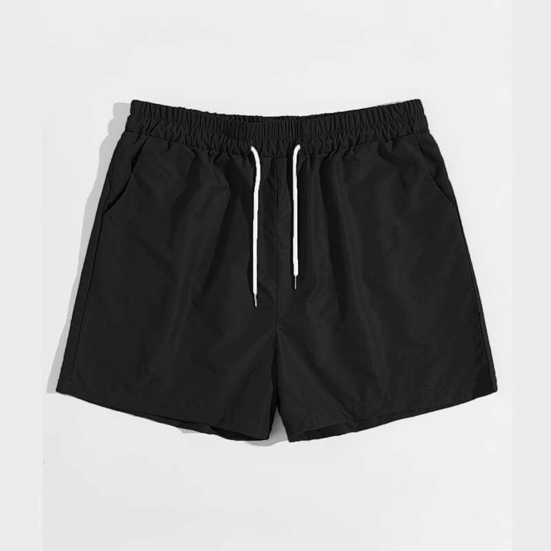

Guys Drawstring Waist Shorts, Black