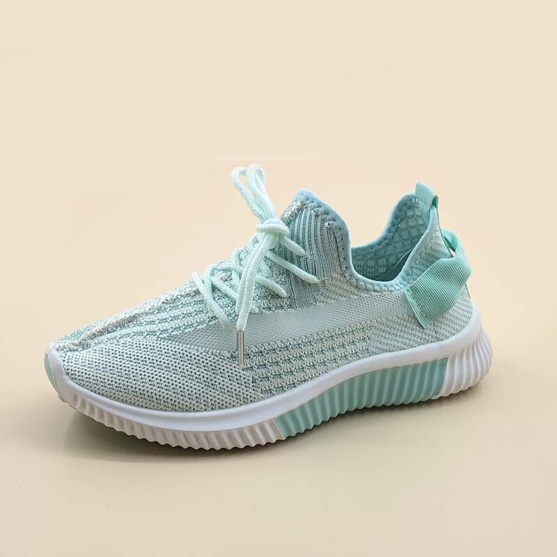 

Lace-up Front Wide Fit Sneakers, Mint blue