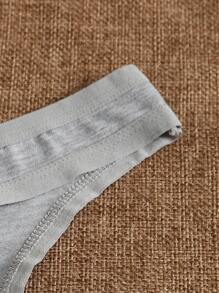 3packs Simple Sexy Thongs Panty Set