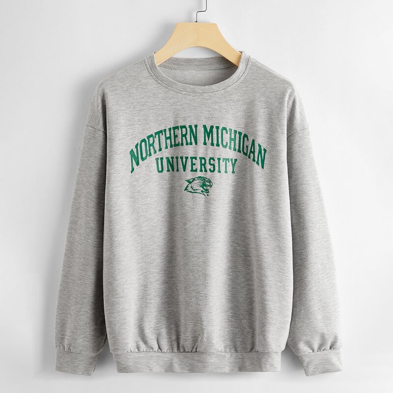 

Letter Graphic Sweatshirt, Light grey