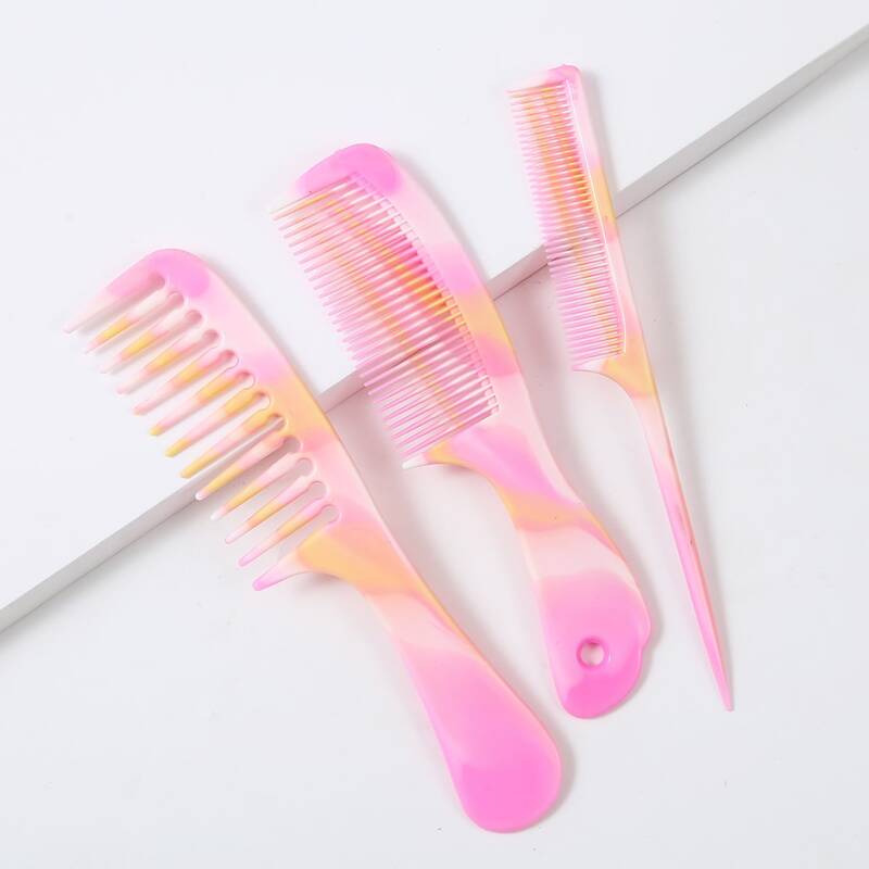 

3pcs Ombre Hair Comb Set, Multicolor