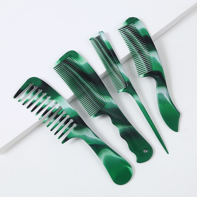 

4pcs Ombre Hair Comb Set, Multicolor