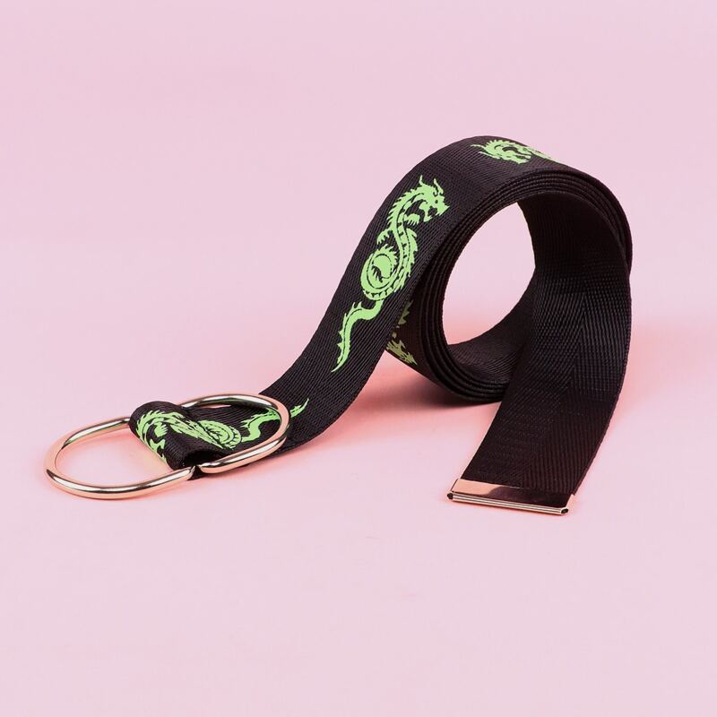 

Chinese Dragon Tape Belt, Multicolor