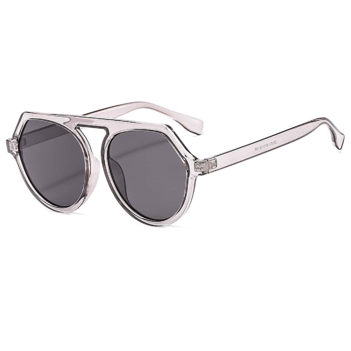 

Round Frame Sunglasses, Grey