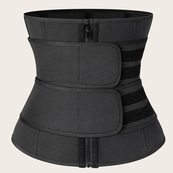 

1pc Body Shaper Wrap Corset, Black