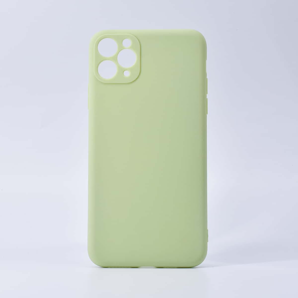 

1pc Solid iPhone Case, Green