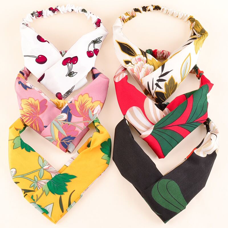 

6pcs Floral Pattern Headband, Multicolor