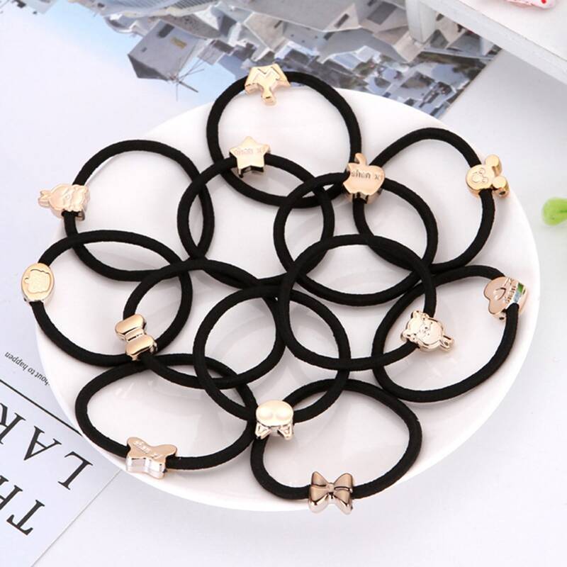 

5pcs Random Hair Tie, Black