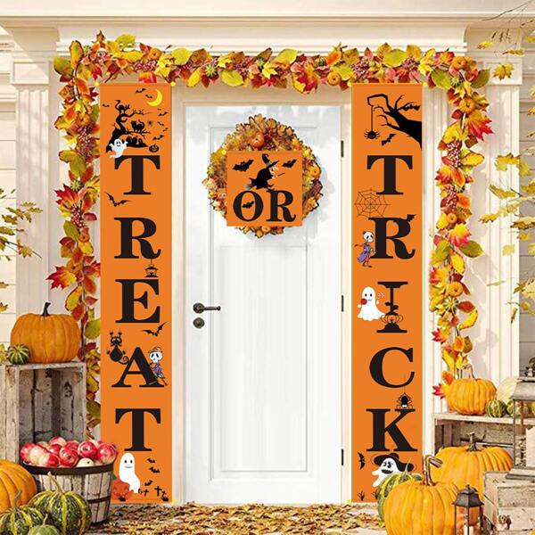 

3pcs Halloween Door Hanger Set, Multicolor