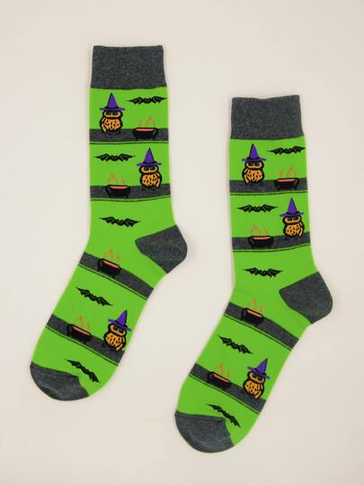 Носки с узором &#34;Хэллоуин&#34;