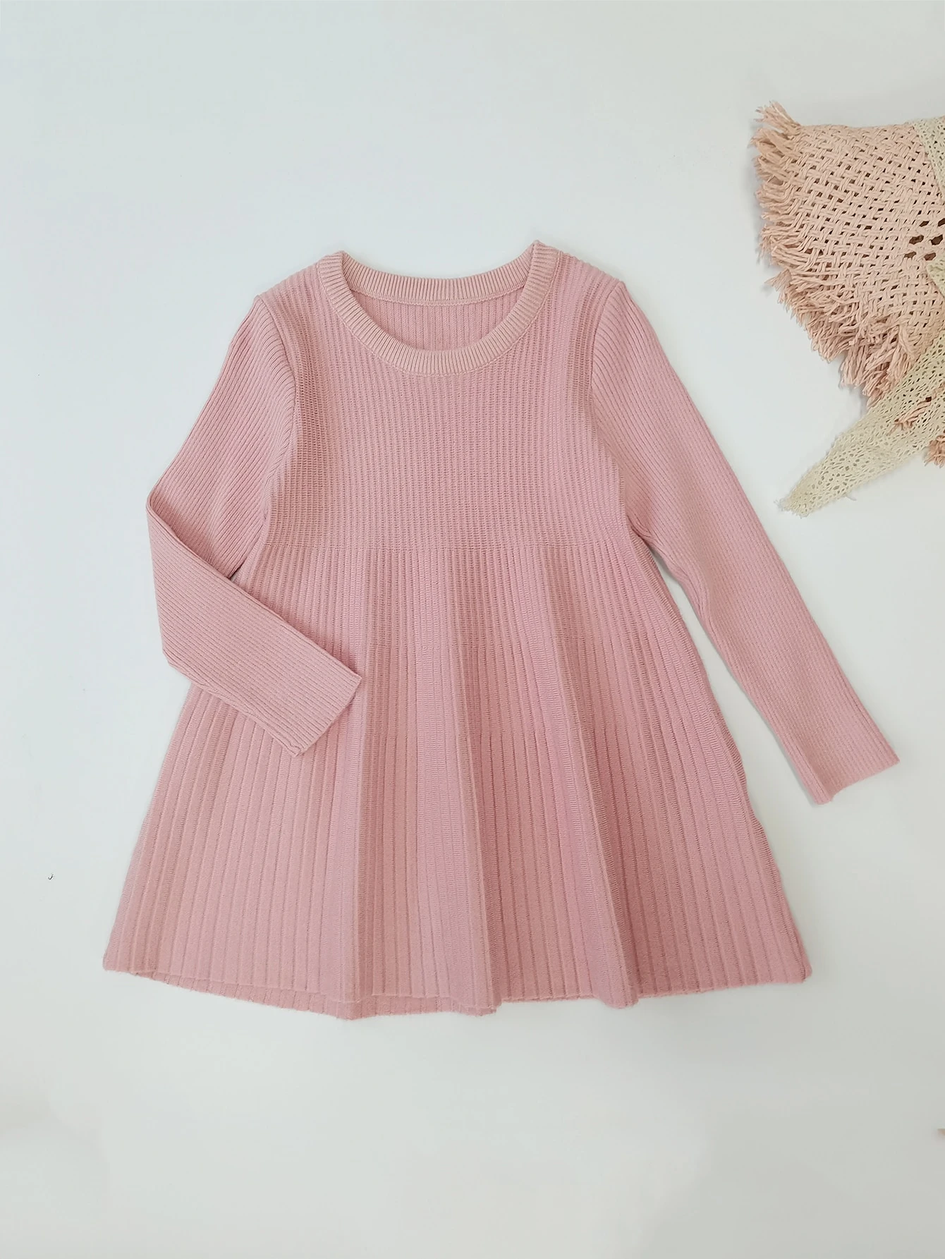 smock sweater dress