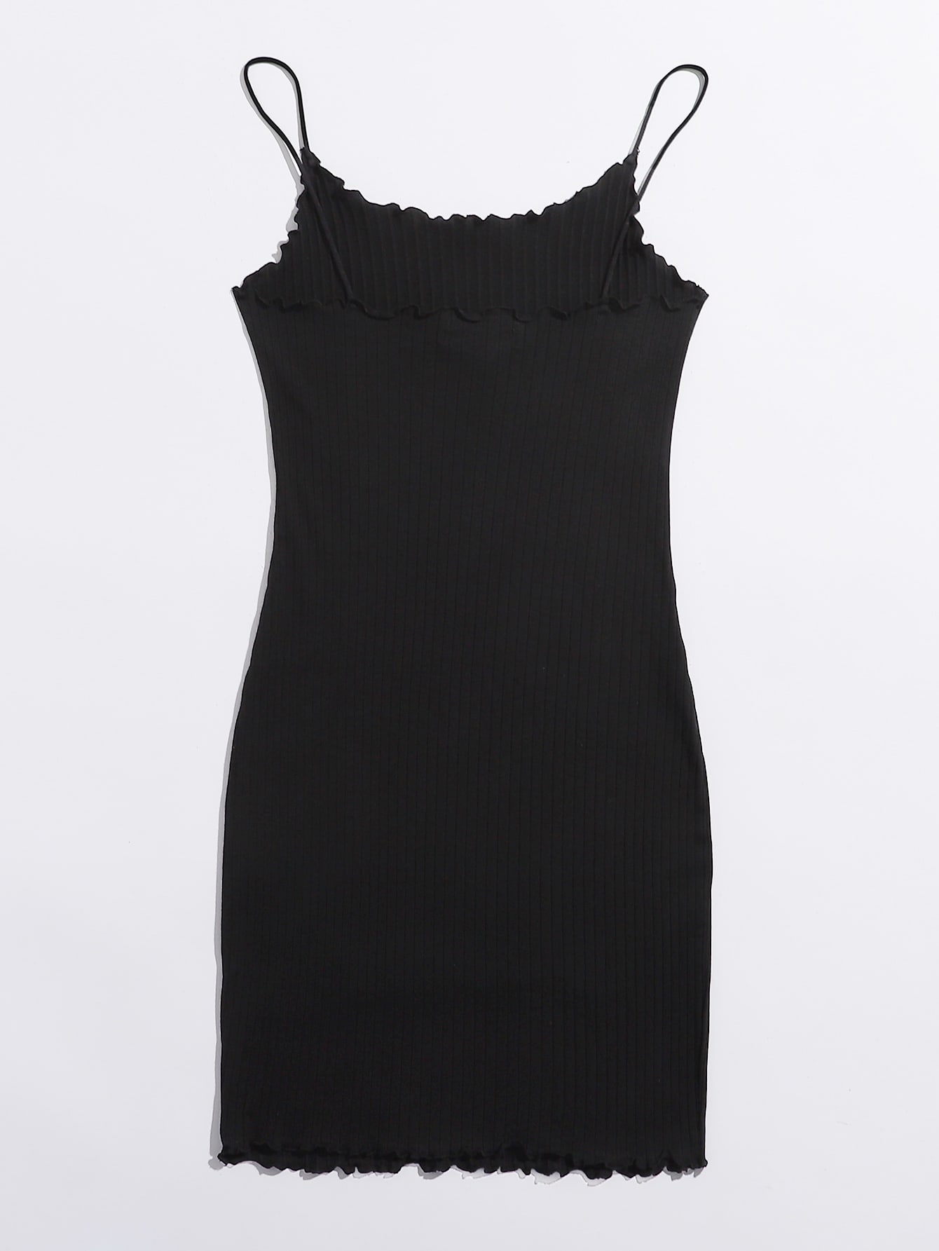 Our Lettuce Trim Bodycon Dress is such a vibe - ROMWE