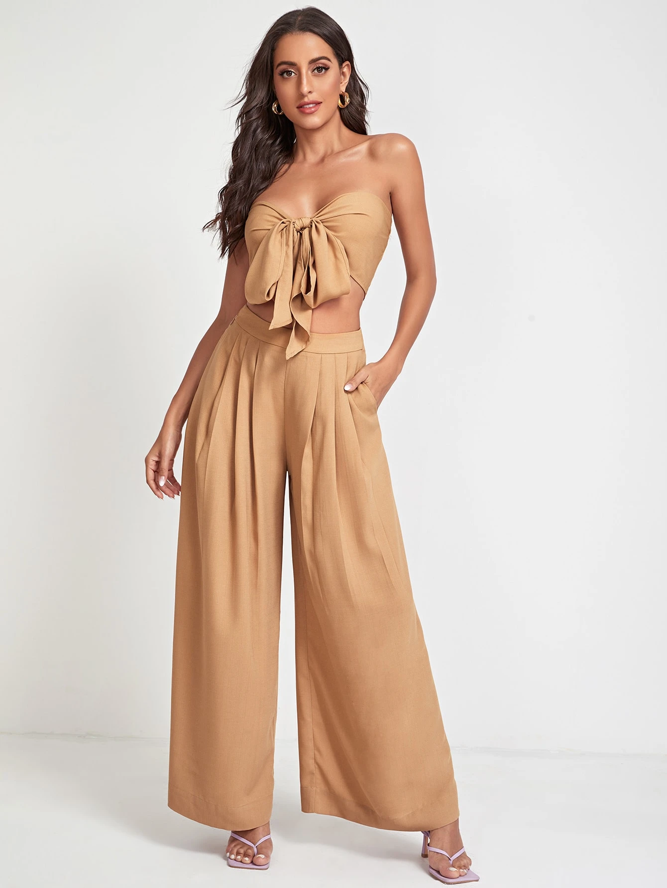 ensemble pantalon ample