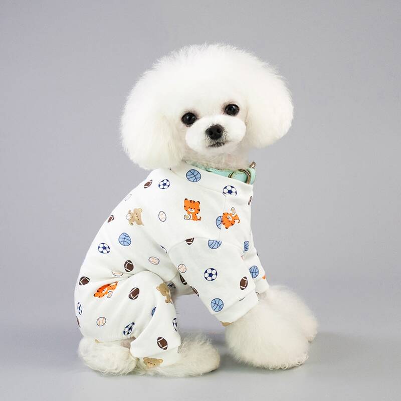 

1pc Cartoon Graphic Dog Pajamas, Multicolor