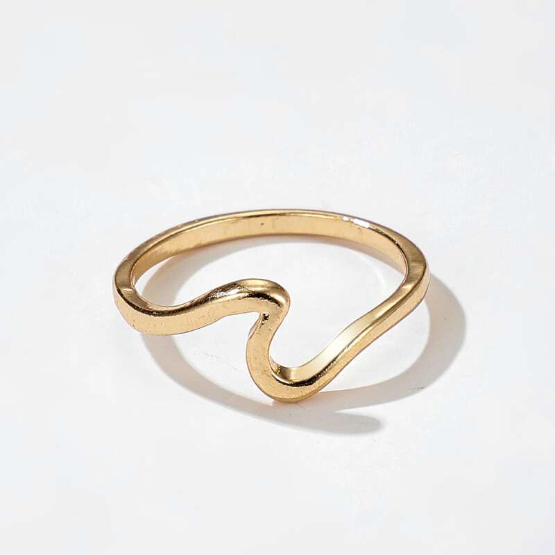 

1pc Geo Ring, Gold